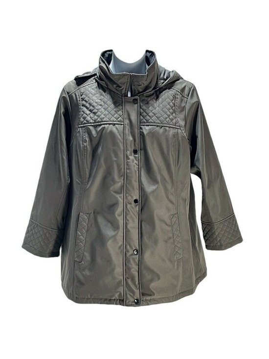 Avenue Jackets & Blazers - Avenue Womens Size 22/24 Quilted Hooded Womens Jacket Coat
